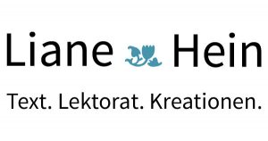 Logo von Liane Hein, Text. Lektorat. Kreationen. Berlin Friedrichshain